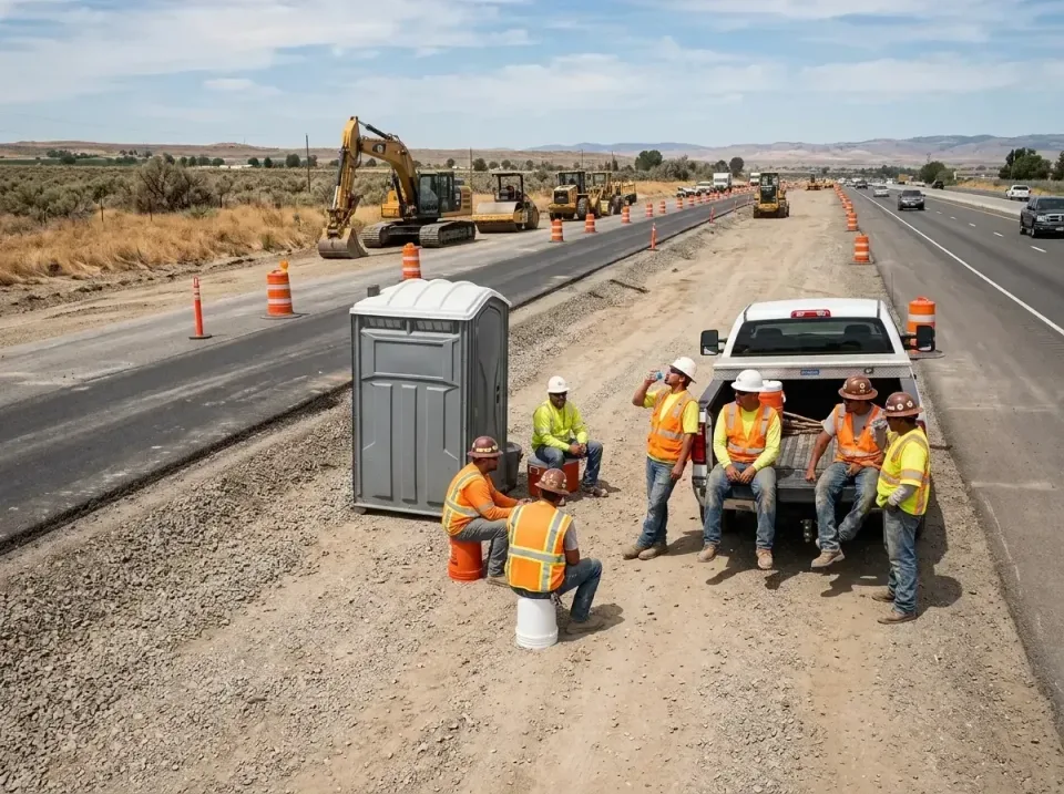 highway-road-construction-crew-007 — frequently asked questions, Porta Potty and Restroom Rentals in Lincoln, AR